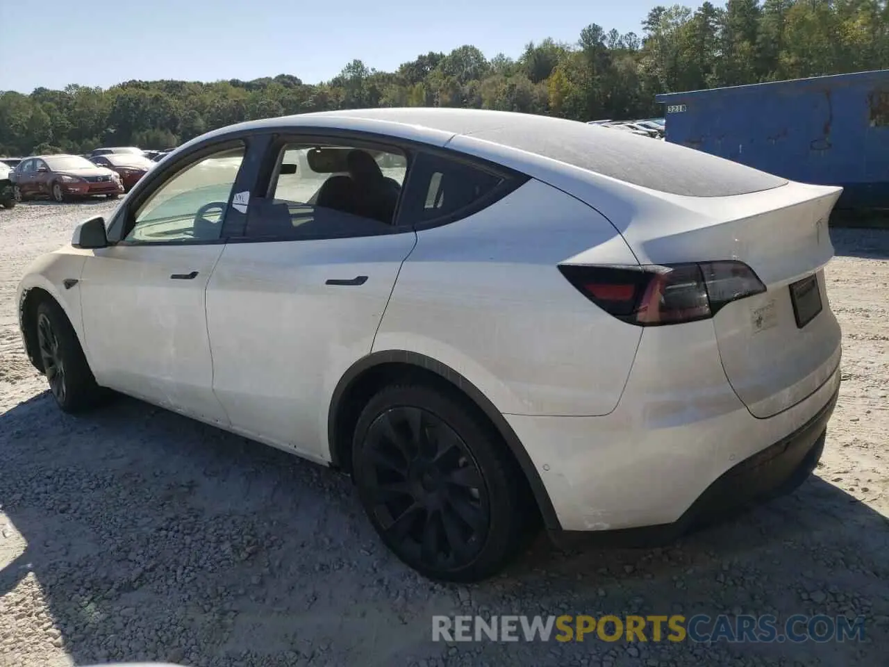 2 Photograph of a damaged car 5YJYGDEE6MF302085 TESLA MODEL Y 2021