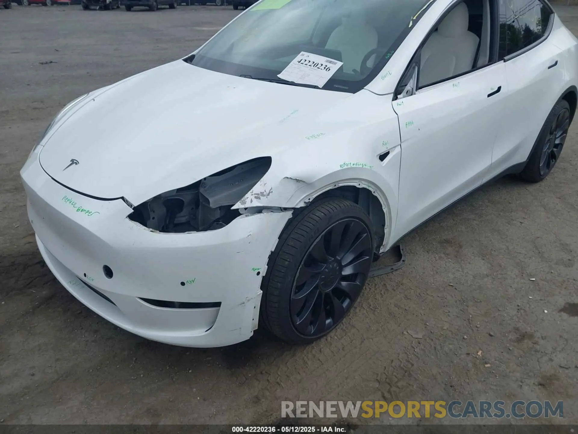 6 Photograph of a damaged car 5YJYGDEE7MF068619 TESLA MODEL Y 2021