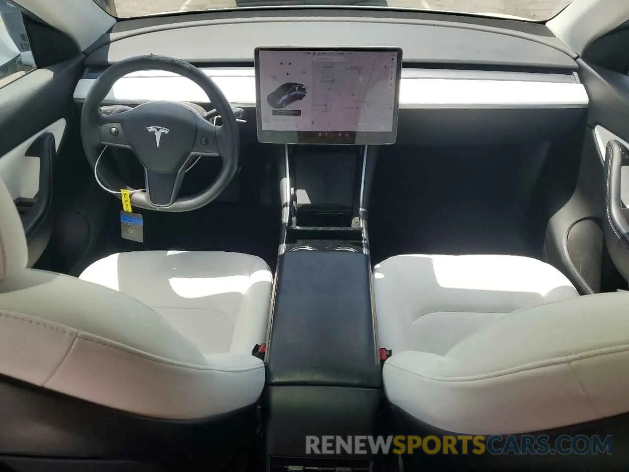 8 Photograph of a damaged car 5YJYGDEE7MF068975 TESLA MODEL Y 2021