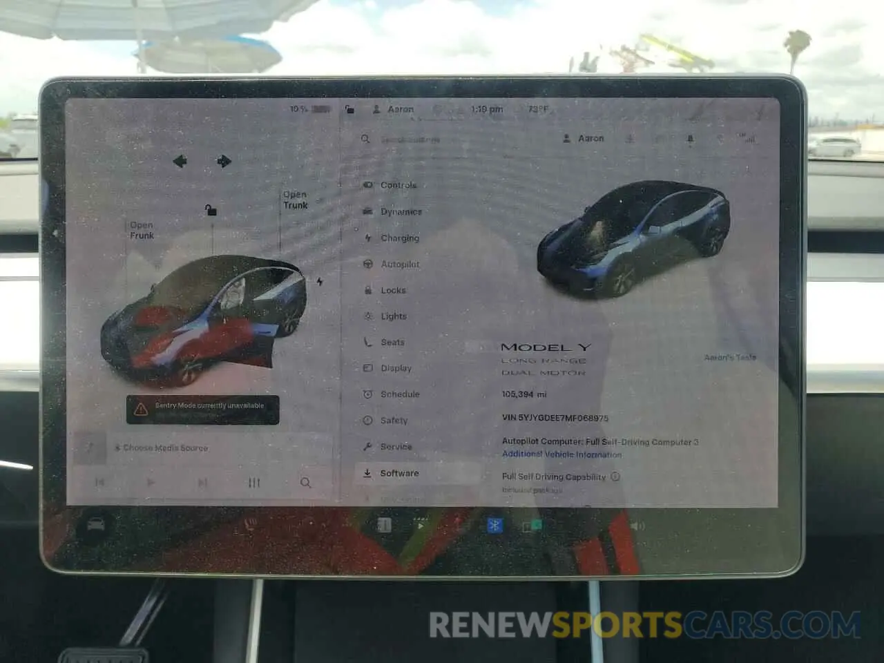9 Photograph of a damaged car 5YJYGDEE7MF068975 TESLA MODEL Y 2021