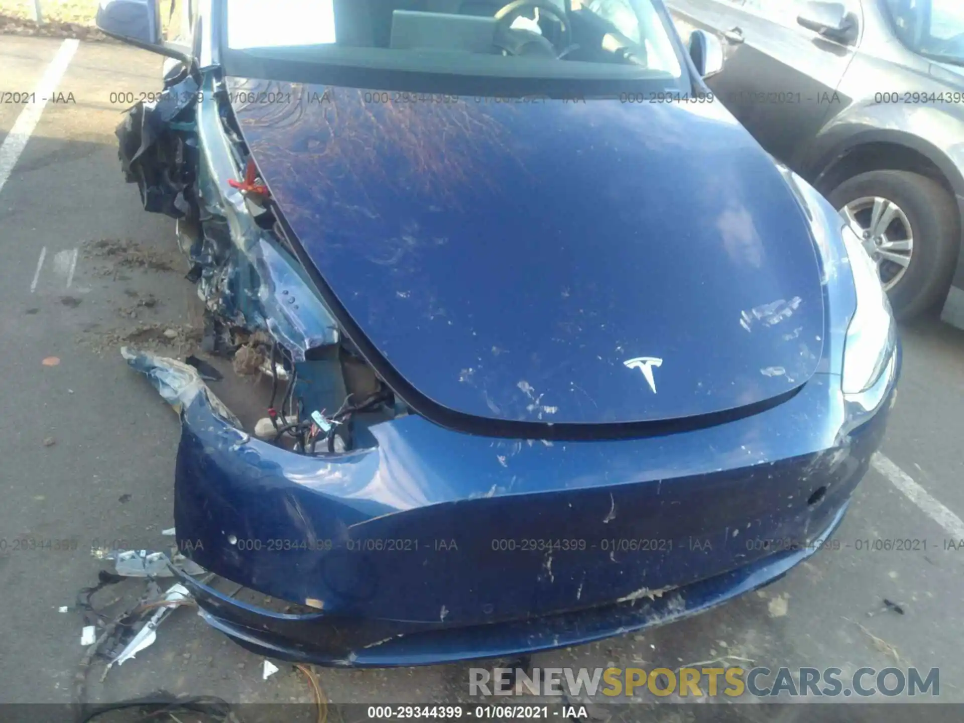 6 Photograph of a damaged car 5YJYGDEE7MF070936 TESLA MODEL Y 2021