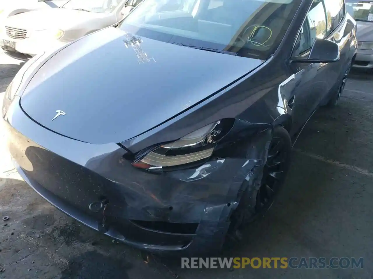 9 Photograph of a damaged car 5YJYGDEE7MF073772 TESLA MODEL Y 2021