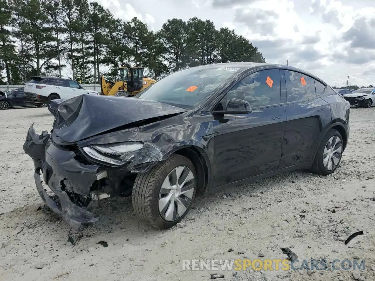 1 Photograph of a damaged car 5YJYGDEE7MF081337 TESLA MODEL Y 2021