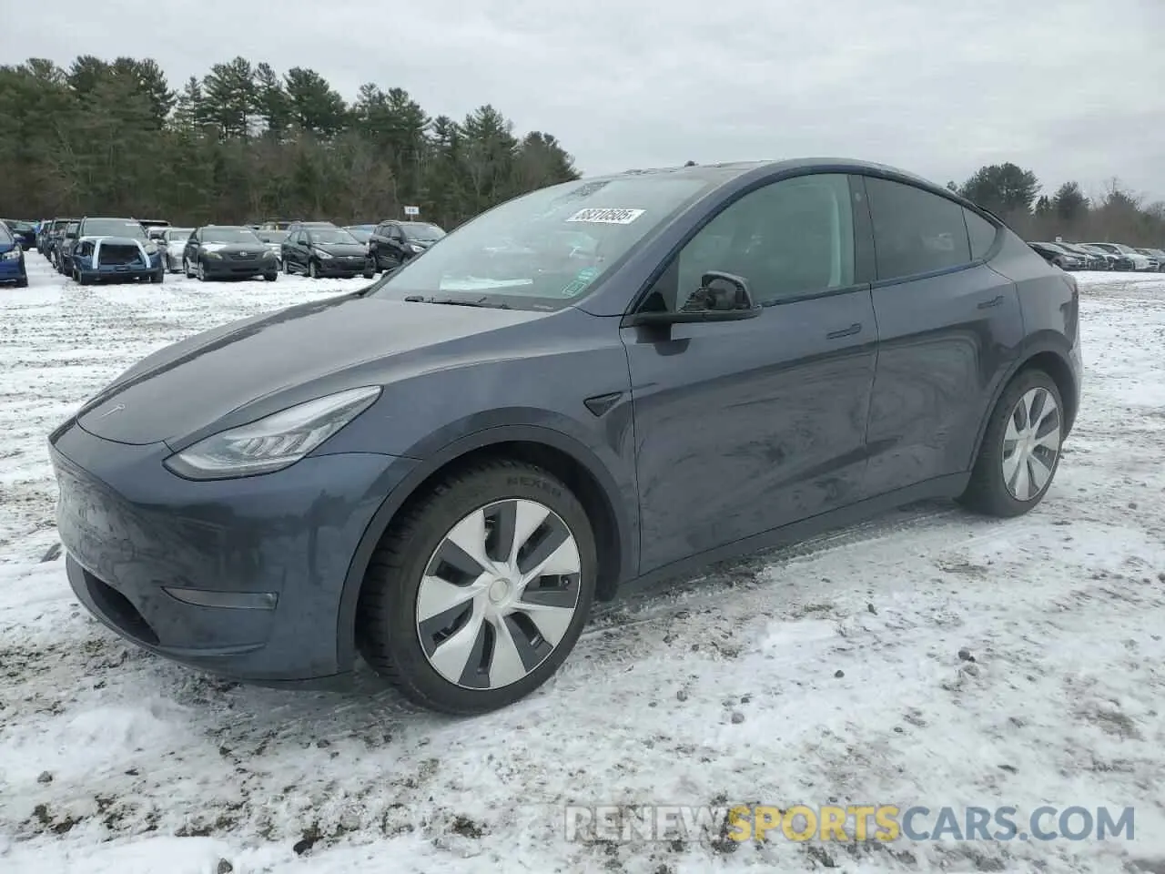 1 Photograph of a damaged car 5YJYGDEE7MF081953 TESLA MODEL Y 2021
