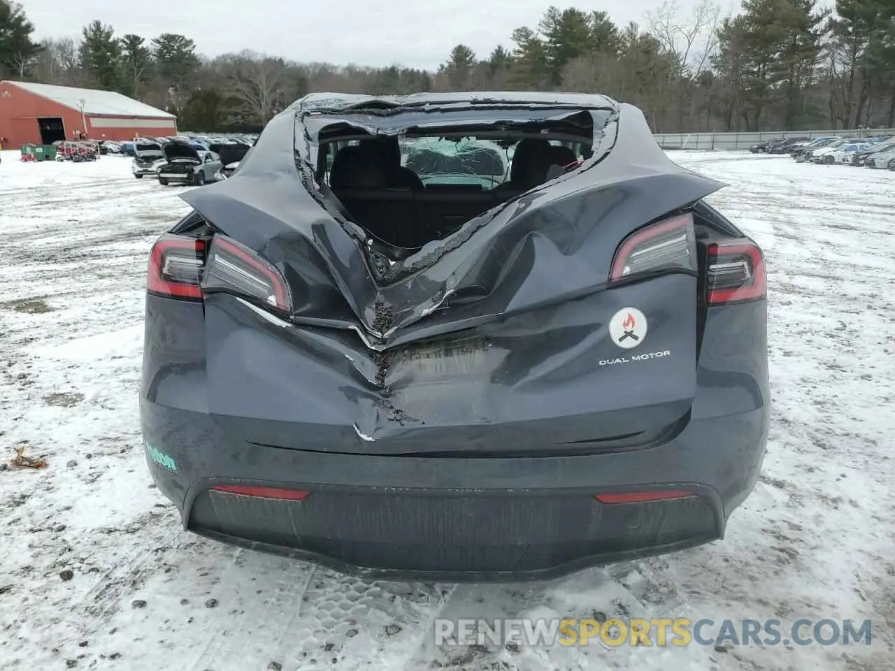 6 Photograph of a damaged car 5YJYGDEE7MF081953 TESLA MODEL Y 2021