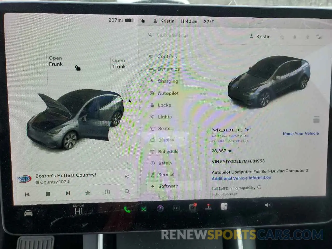 9 Photograph of a damaged car 5YJYGDEE7MF081953 TESLA MODEL Y 2021