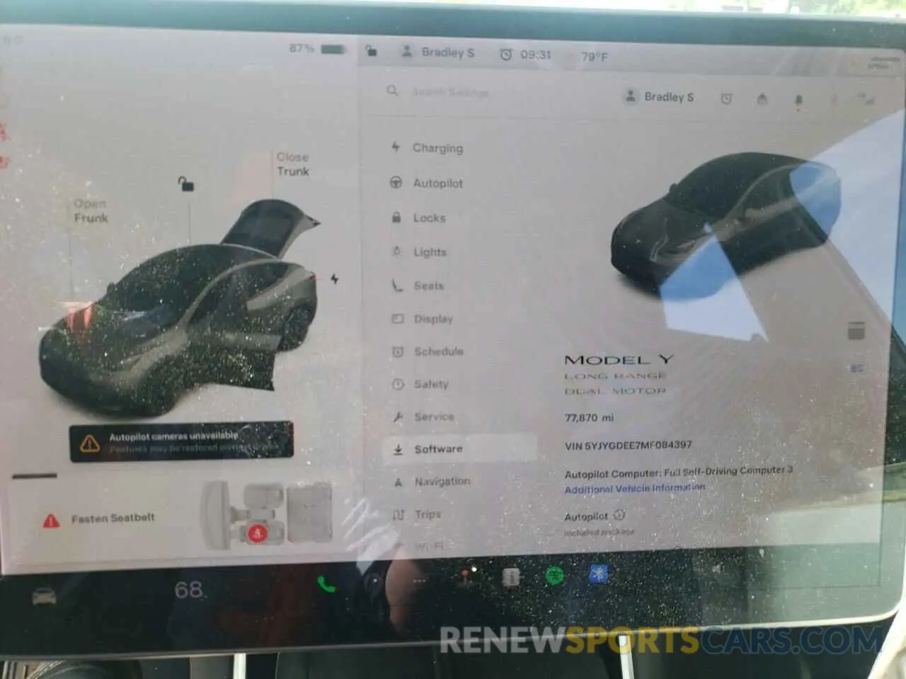 9 Photograph of a damaged car 5YJYGDEE7MF084397 TESLA MODEL Y 2021