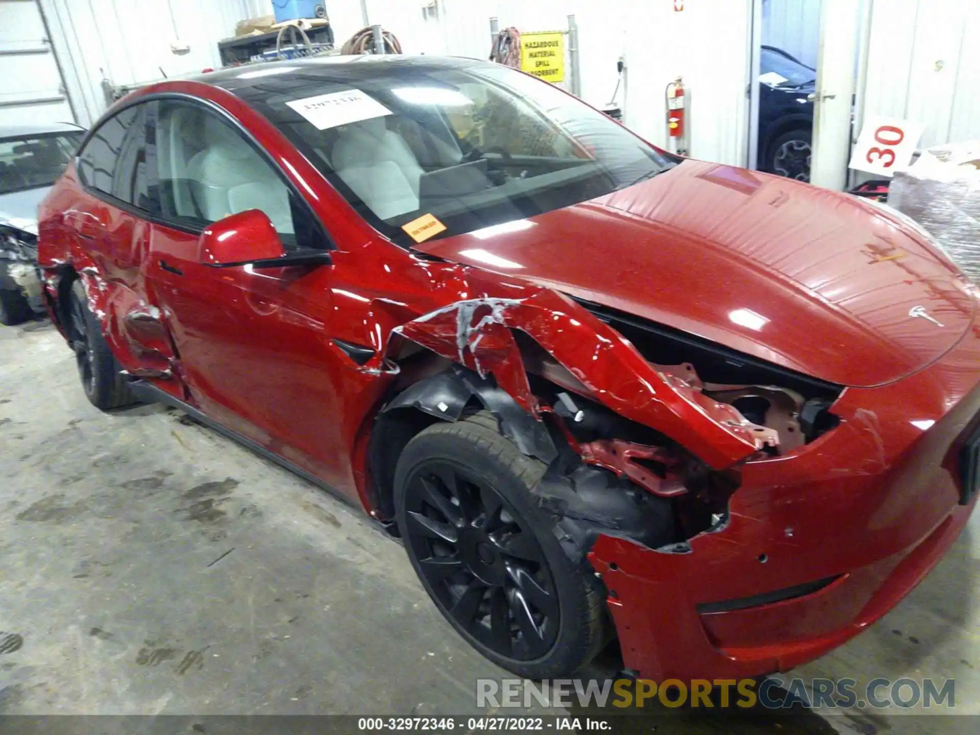 6 Photograph of a damaged car 5YJYGDEE7MF085033 TESLA MODEL Y 2021