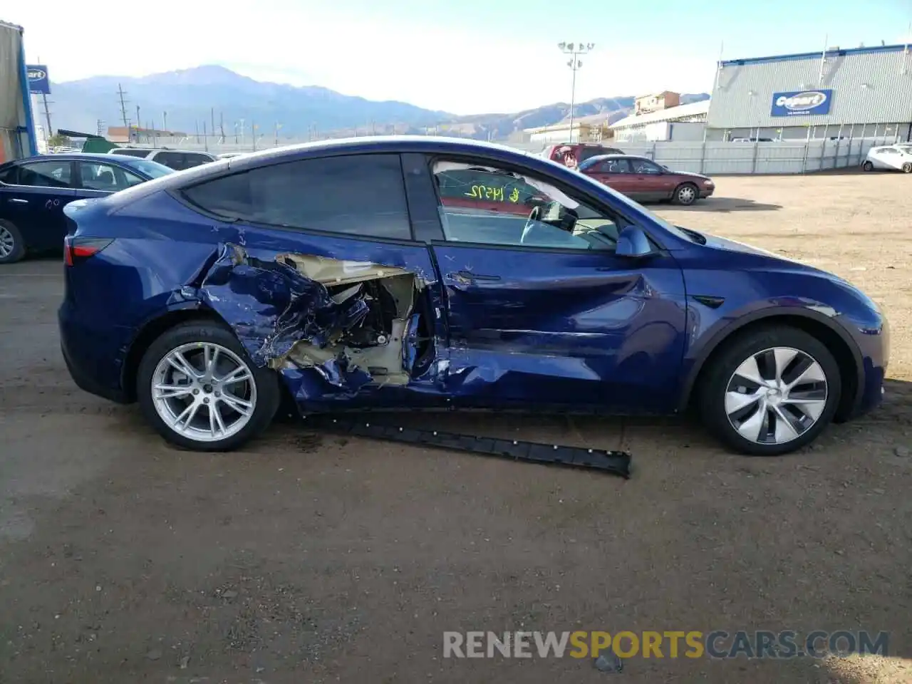 9 Photograph of a damaged car 5YJYGDEE7MF091771 TESLA MODEL Y 2021