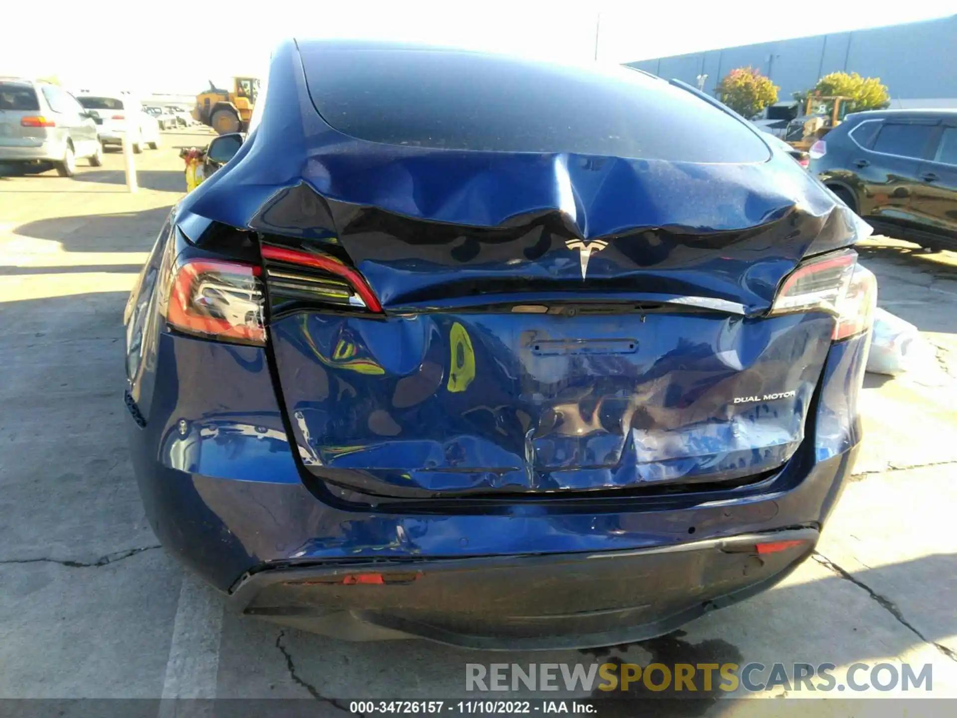 6 Photograph of a damaged car 5YJYGDEE7MF102705 TESLA MODEL Y 2021