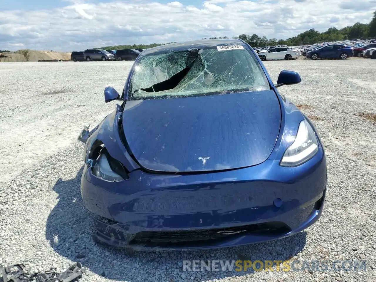 5 Photograph of a damaged car 5YJYGDEE7MF108200 TESLA MODEL Y 2021