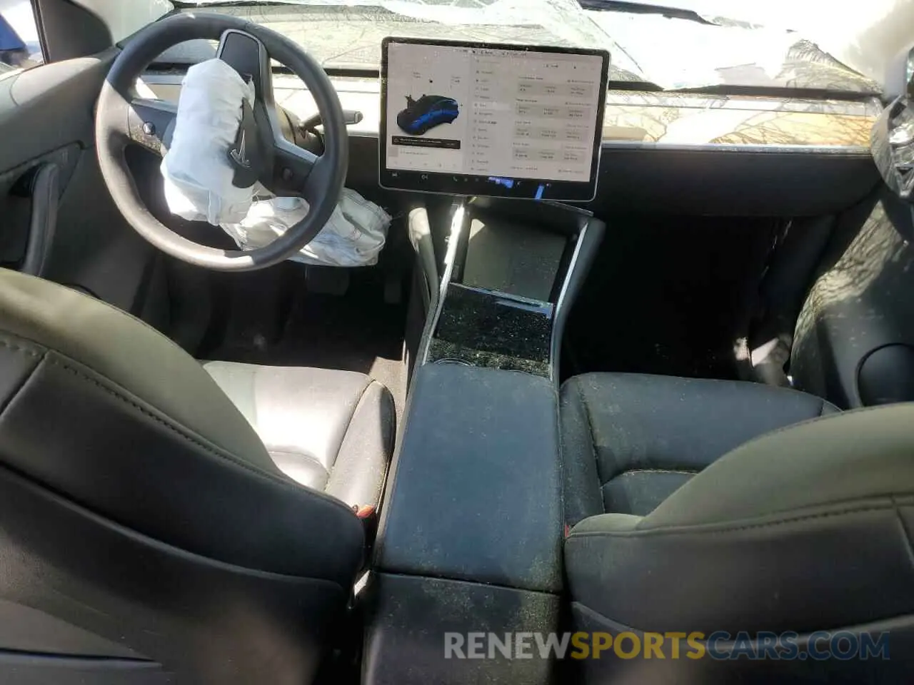 8 Photograph of a damaged car 5YJYGDEE7MF108200 TESLA MODEL Y 2021