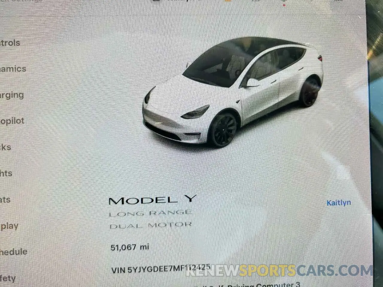 9 Photograph of a damaged car 5YJYGDEE7MF112425 TESLA MODEL Y 2021