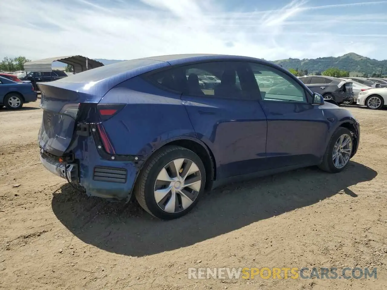 3 Photograph of a damaged car 5YJYGDEE7MF114420 TESLA MODEL Y 2021