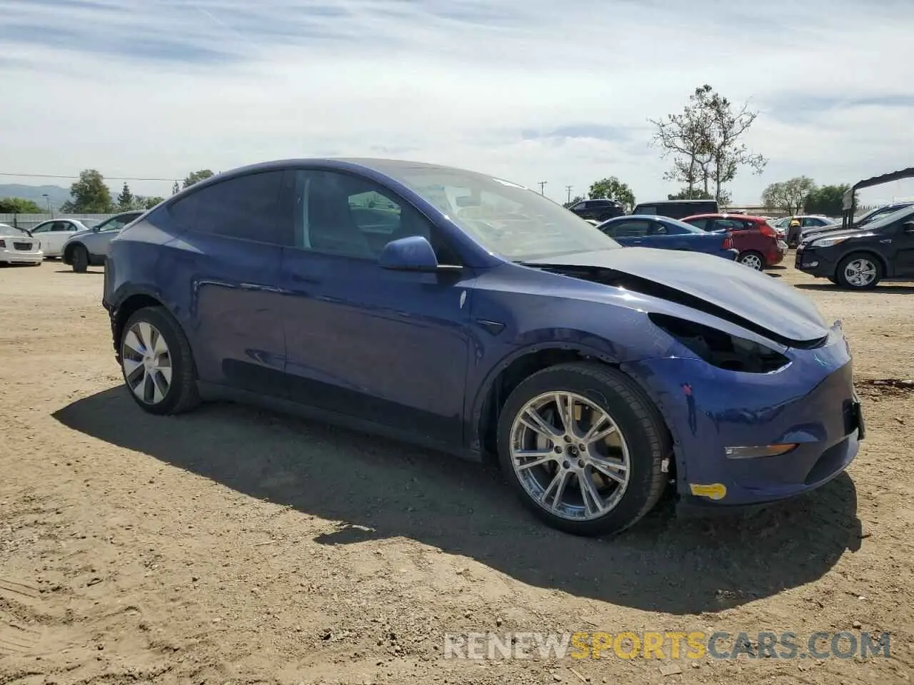 4 Photograph of a damaged car 5YJYGDEE7MF114420 TESLA MODEL Y 2021
