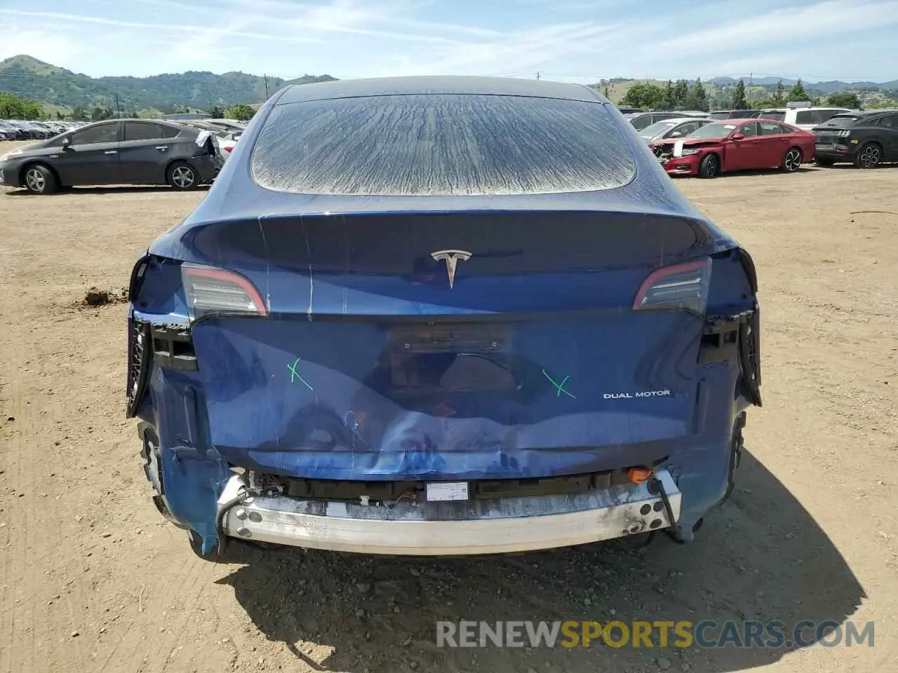 6 Photograph of a damaged car 5YJYGDEE7MF114420 TESLA MODEL Y 2021