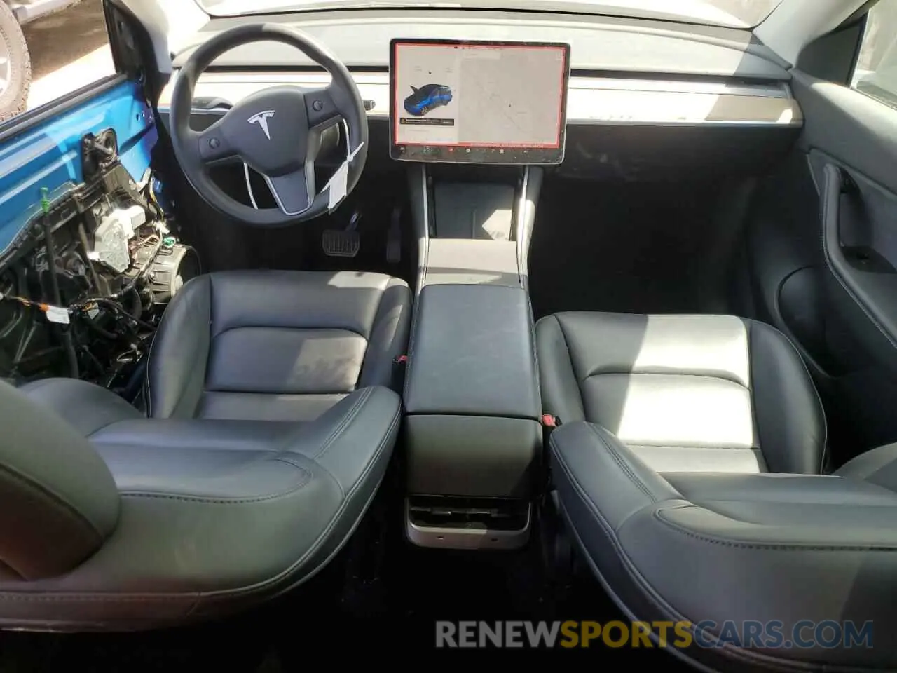 8 Photograph of a damaged car 5YJYGDEE7MF114420 TESLA MODEL Y 2021