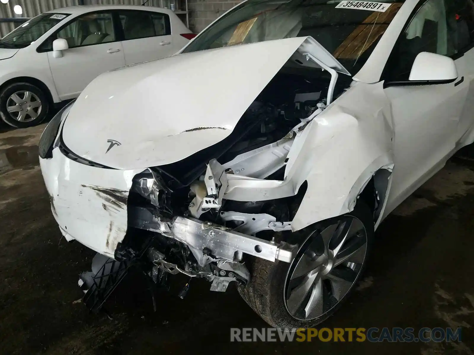 9 Photograph of a damaged car 5YJYGDEE7MF118693 TESLA MODEL Y 2021