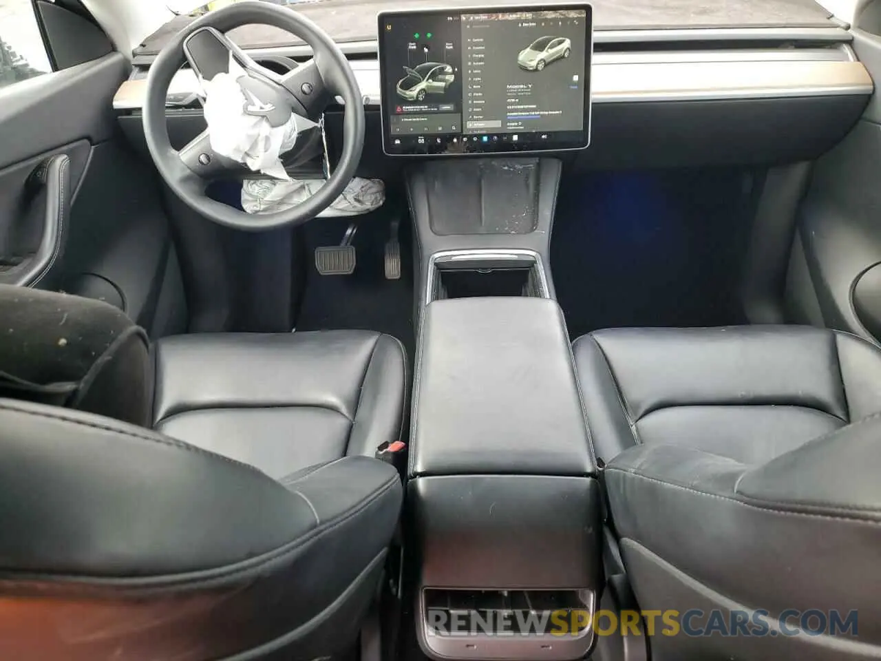 8 Photograph of a damaged car 5YJYGDEE7MF145294 TESLA MODEL Y 2021