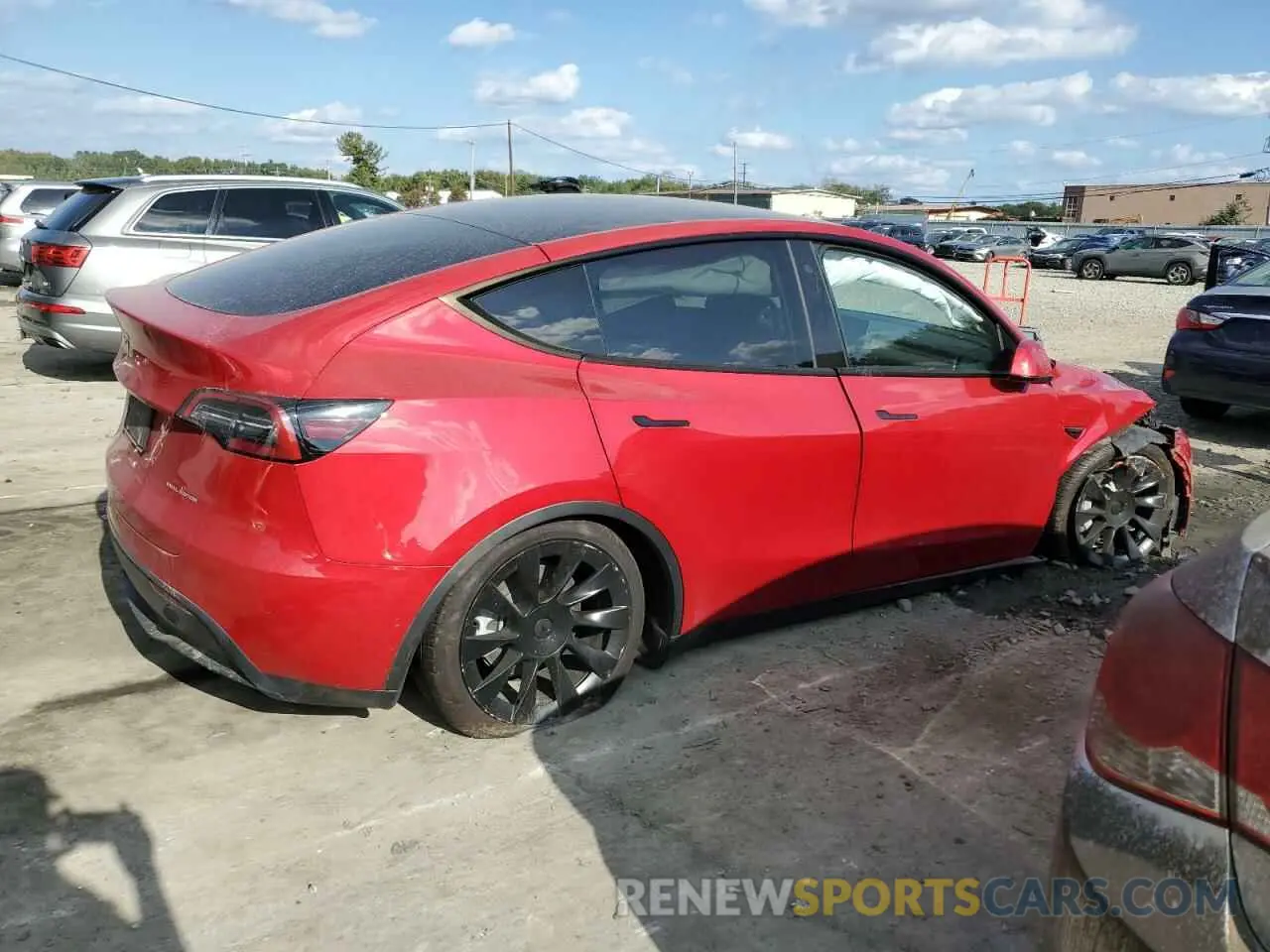 3 Photograph of a damaged car 5YJYGDEE7MF148079 TESLA MODEL Y 2021