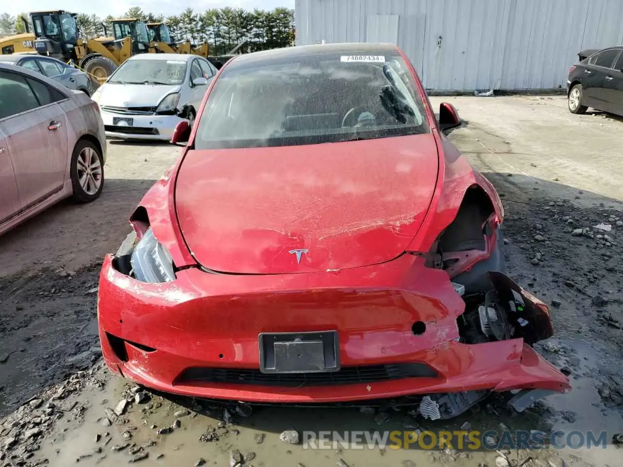 5 Photograph of a damaged car 5YJYGDEE7MF148079 TESLA MODEL Y 2021