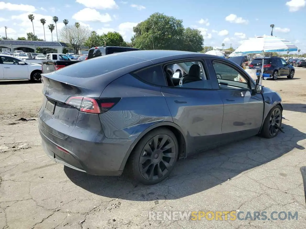 3 Photograph of a damaged car 5YJYGDEE7MF152990 TESLA MODEL Y 2021