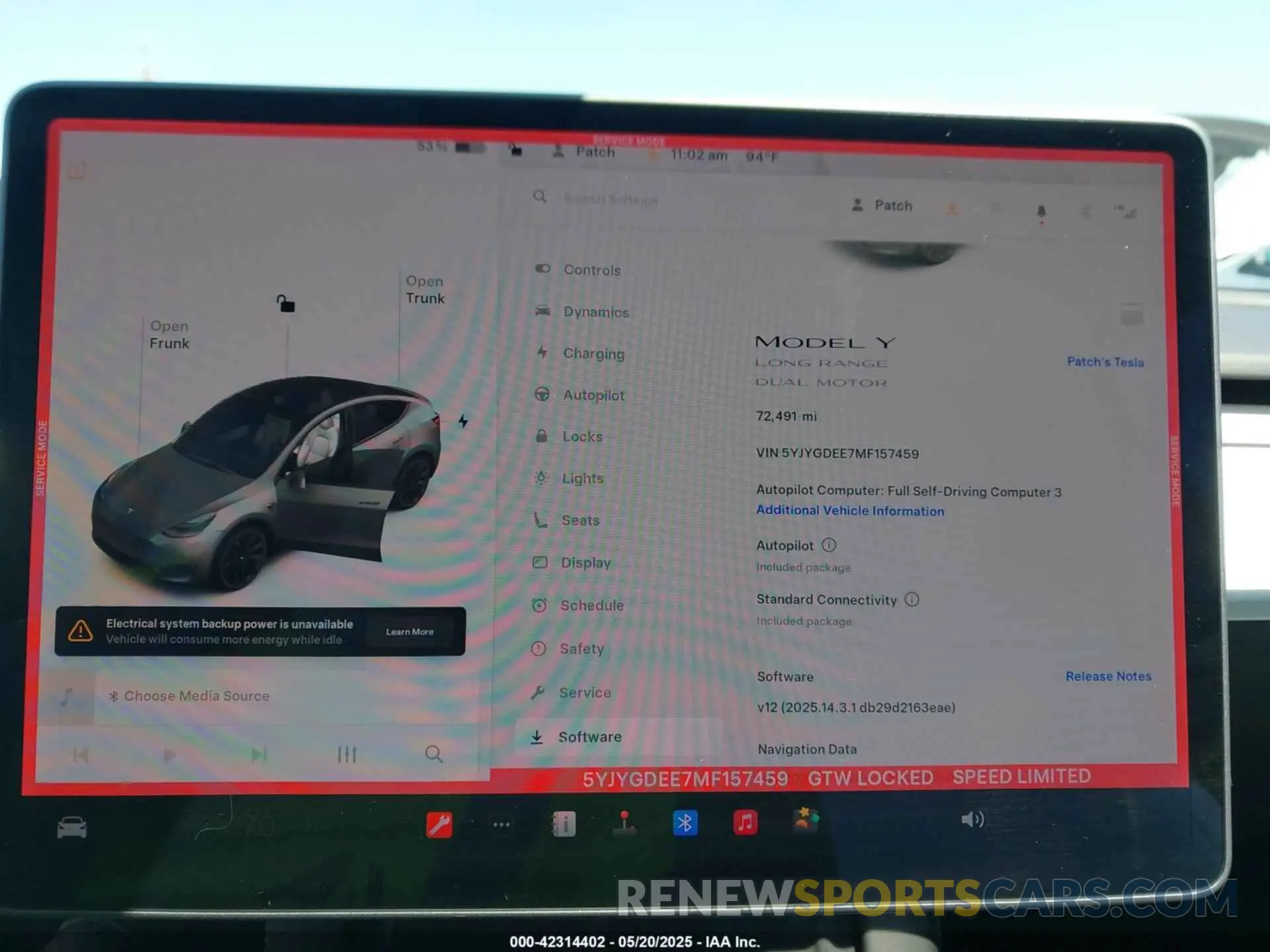 18 Photograph of a damaged car 5YJYGDEE7MF157459 TESLA MODEL Y 2021