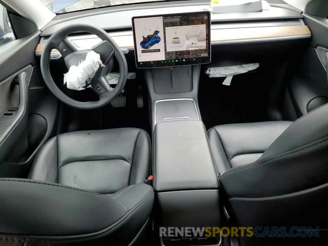 8 Photograph of a damaged car 5YJYGDEE7MF160510 TESLA MODEL Y 2021