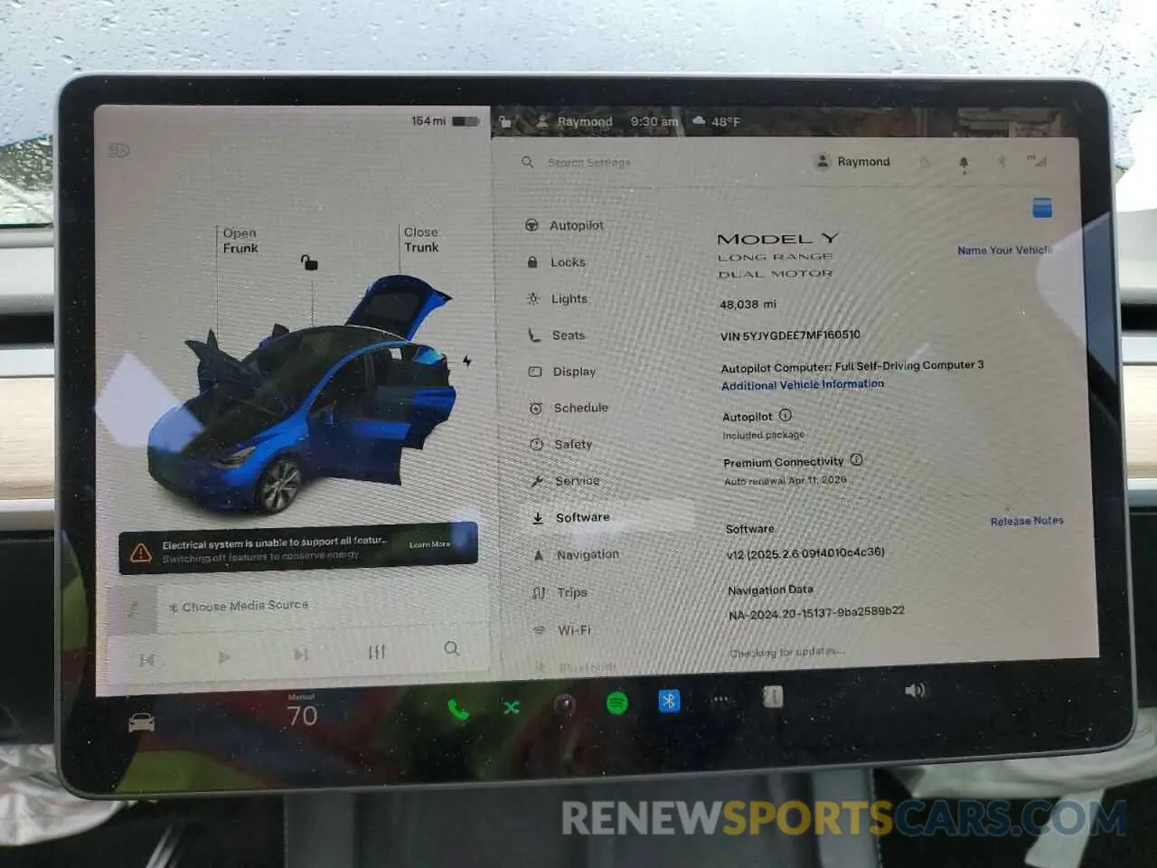 9 Photograph of a damaged car 5YJYGDEE7MF160510 TESLA MODEL Y 2021