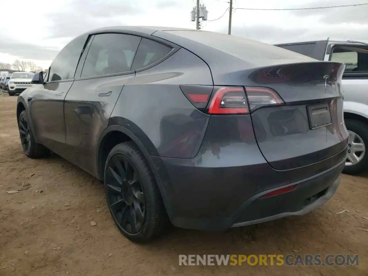 3 Photograph of a damaged car 5YJYGDEE7MF183477 TESLA MODEL Y 2021