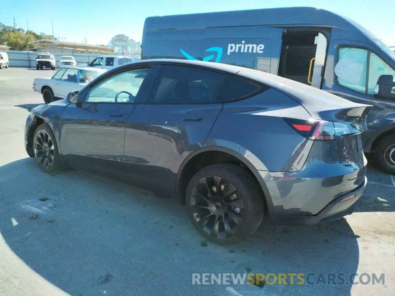 3 Photograph of a damaged car 5YJYGDEE7MF219250 TESLA MODEL Y 2021