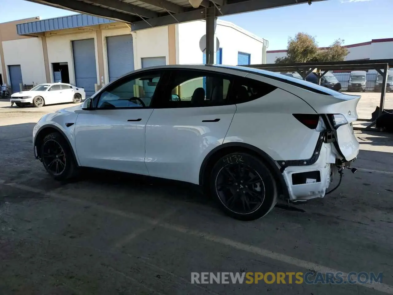 2 Photograph of a damaged car 5YJYGDEE7MF228787 TESLA MODEL Y 2021