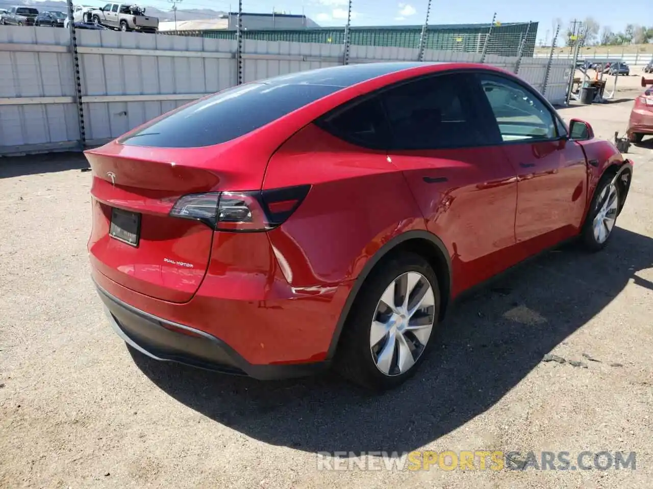 4 Photograph of a damaged car 5YJYGDEE7MF248084 TESLA MODEL Y 2021