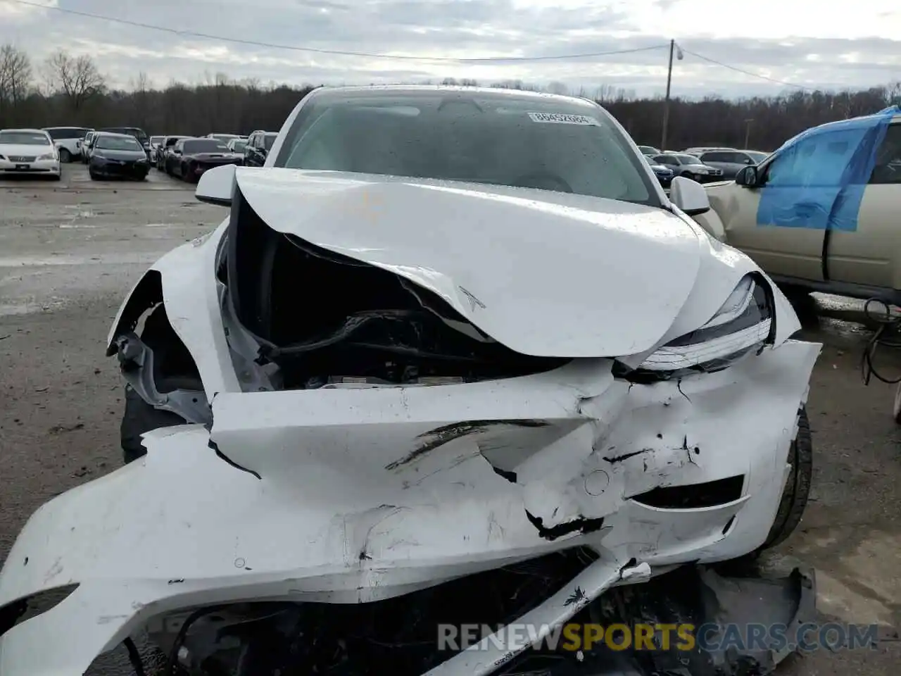 5 Photograph of a damaged car 5YJYGDEE7MF255259 TESLA MODEL Y 2021