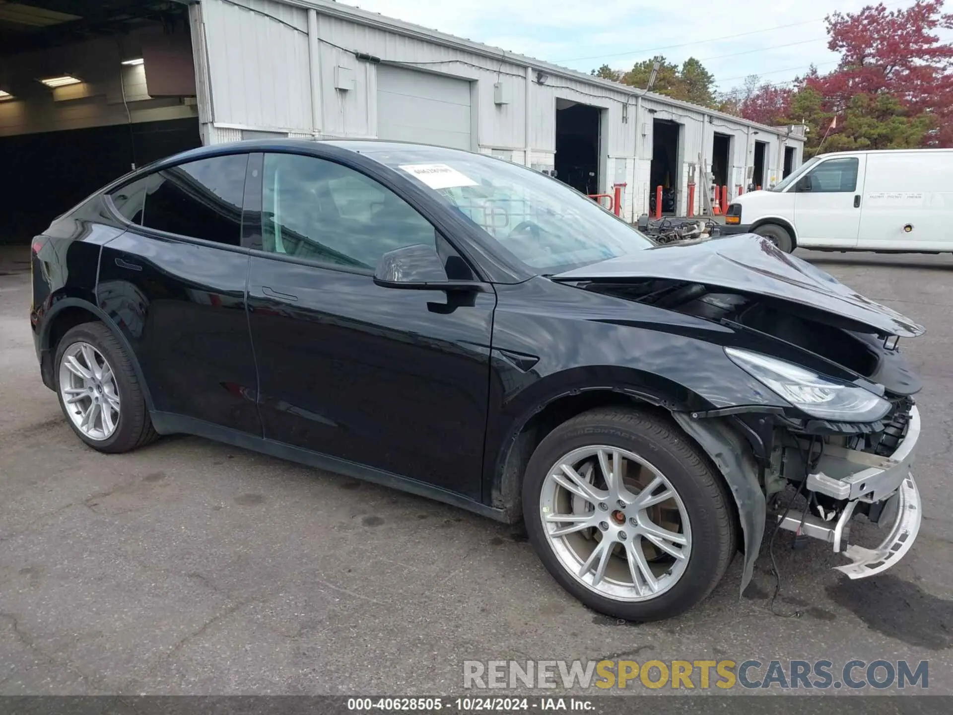 1 Photograph of a damaged car 5YJYGDEE7MF259179 TESLA MODEL Y 2021