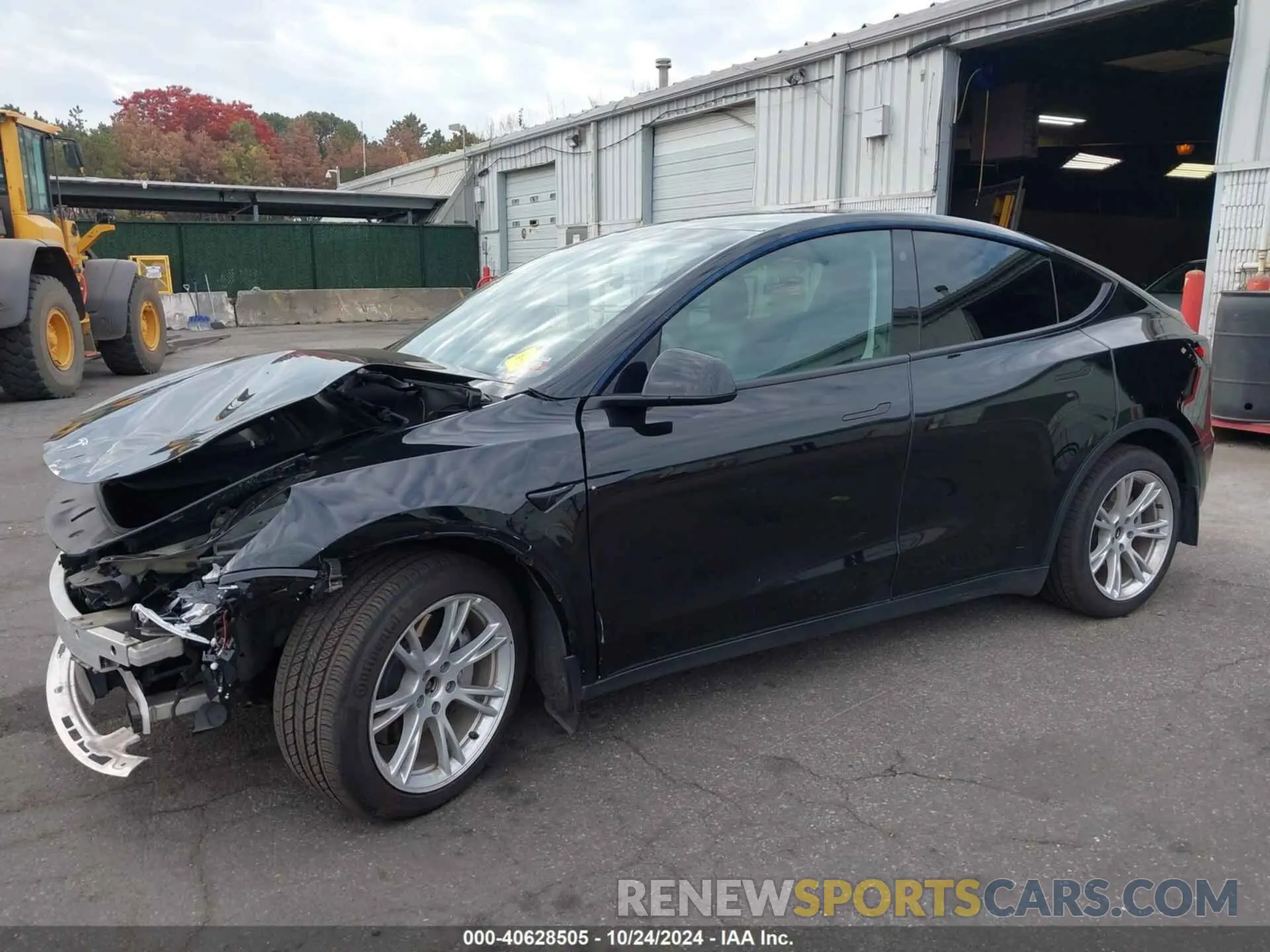 2 Photograph of a damaged car 5YJYGDEE7MF259179 TESLA MODEL Y 2021