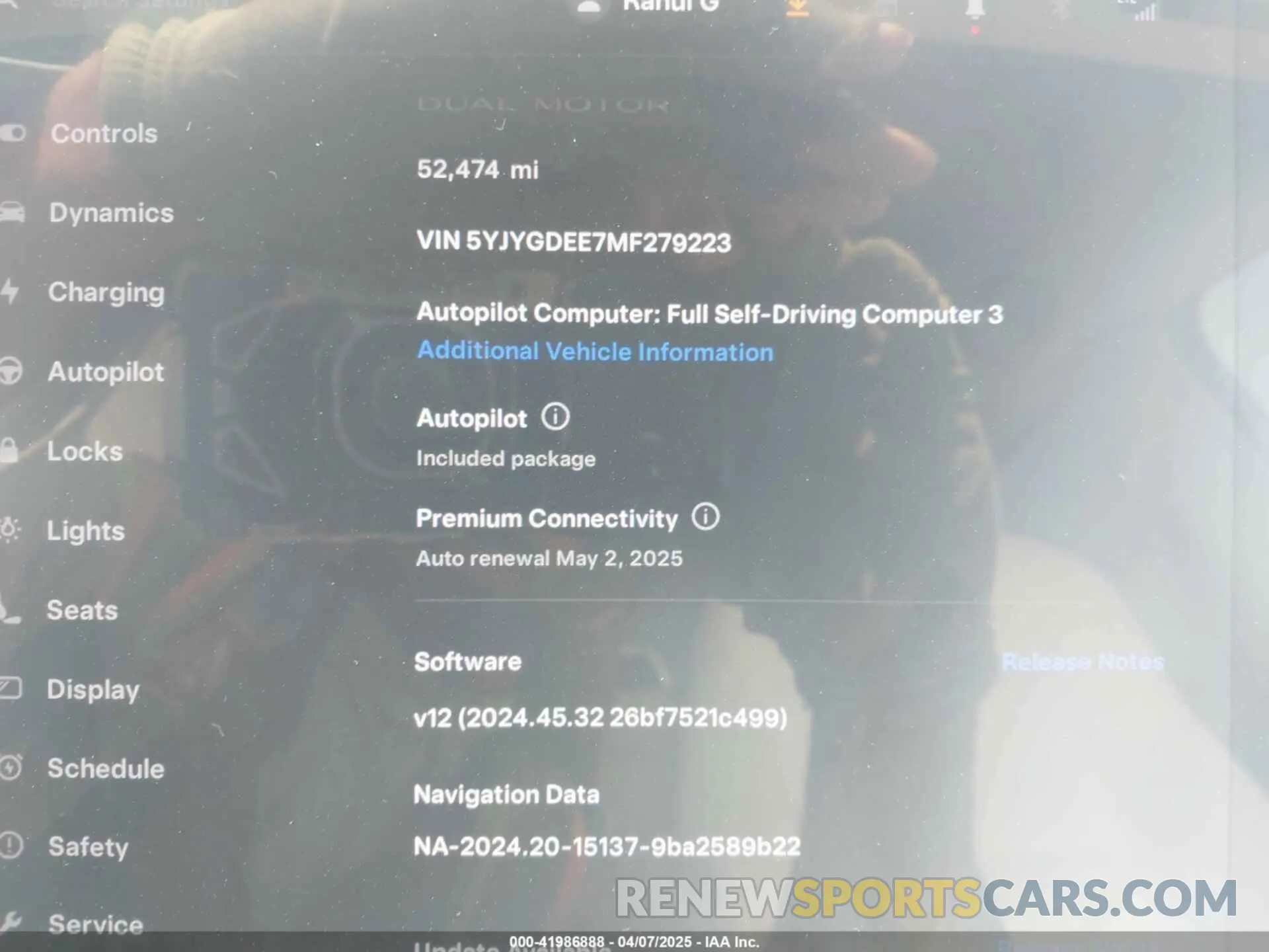 7 Photograph of a damaged car 5YJYGDEE7MF279223 TESLA MODEL Y 2021