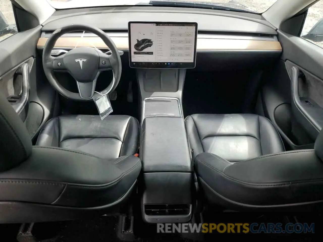 8 Photograph of a damaged car 5YJYGDEE7MF283966 TESLA MODEL Y 2021