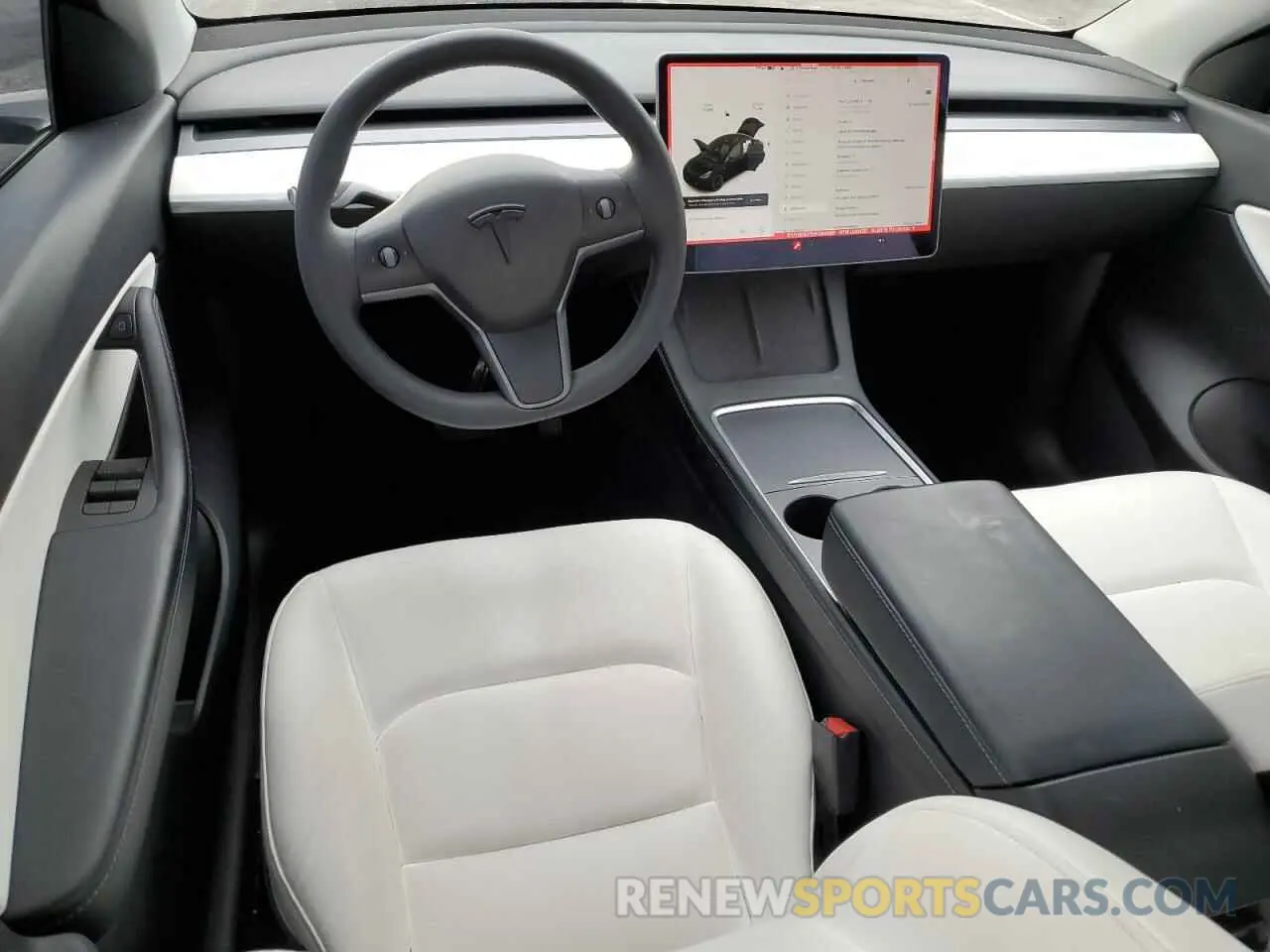 8 Photograph of a damaged car 5YJYGDEE7MF284860 TESLA MODEL Y 2021