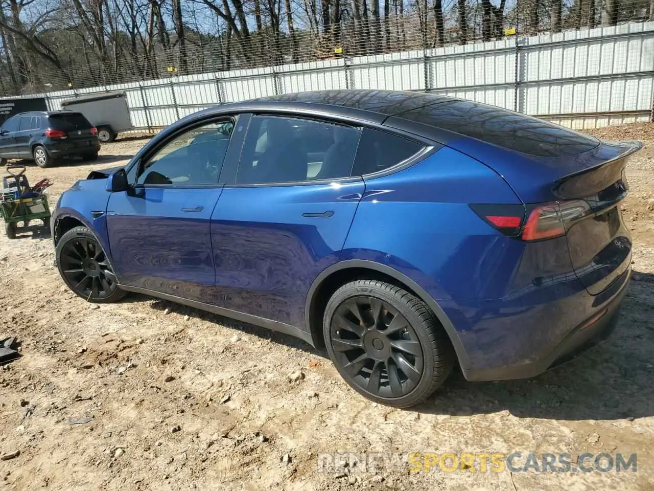 2 Photograph of a damaged car 5YJYGDEE8MF067432 TESLA MODEL Y 2021