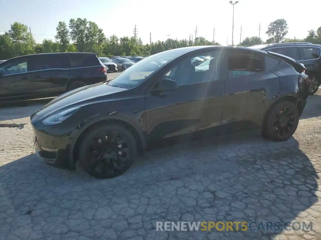 1 Photograph of a damaged car 5YJYGDEE8MF067799 TESLA MODEL Y 2021