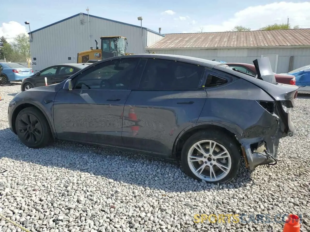 2 Photograph of a damaged car 5YJYGDEE8MF081346 TESLA MODEL Y 2021