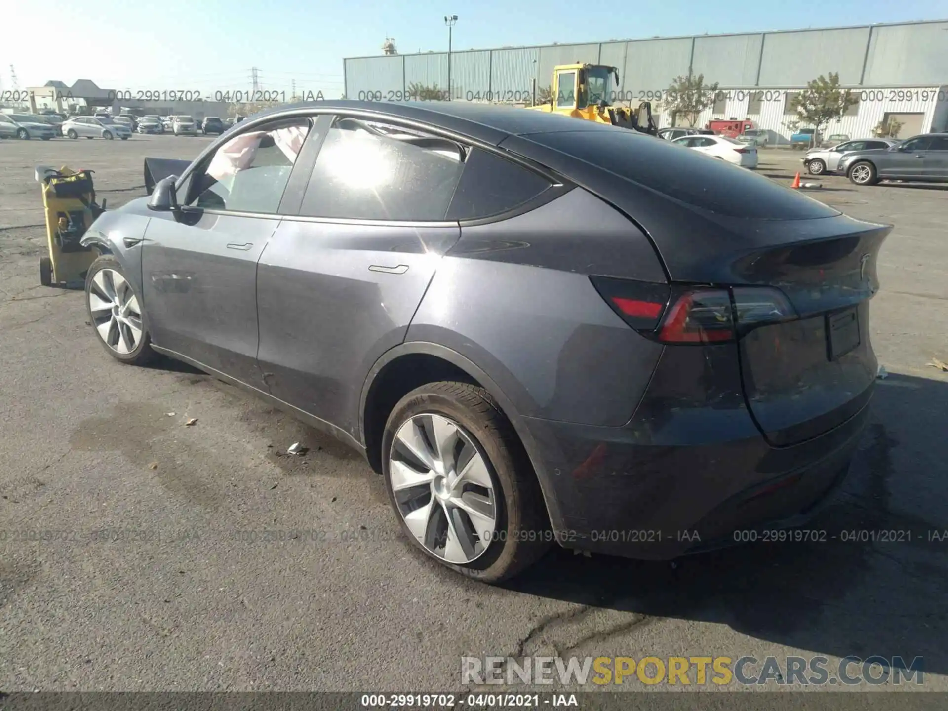 3 Photograph of a damaged car 5YJYGDEE8MF094520 TESLA MODEL Y 2021