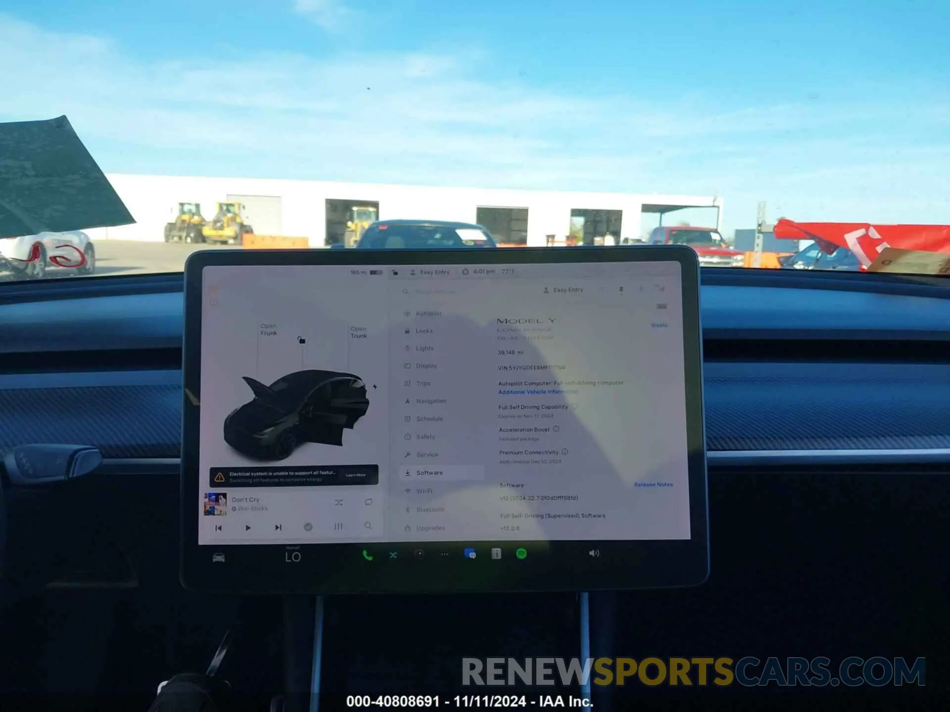 17 Photograph of a damaged car 5YJYGDEE8MF111798 TESLA MODEL Y 2021