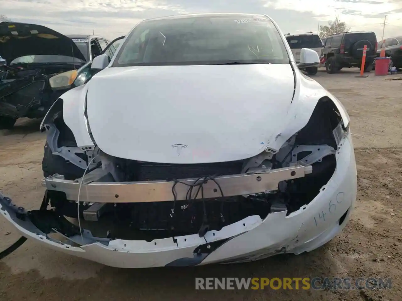 5 Photograph of a damaged car 5YJYGDEE8MF122686 TESLA MODEL Y 2021