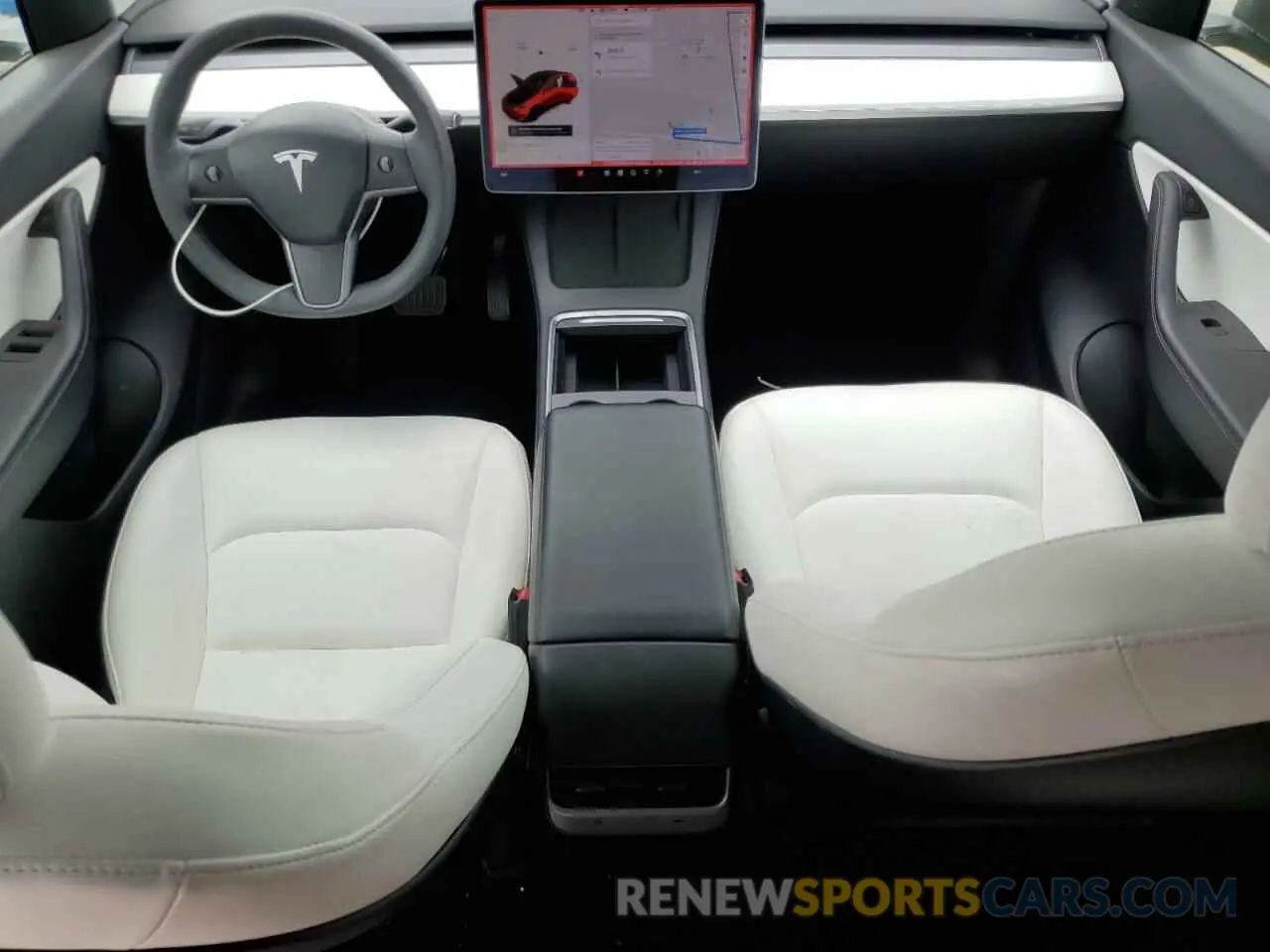 8 Photograph of a damaged car 5YJYGDEE8MF139620 TESLA MODEL Y 2021