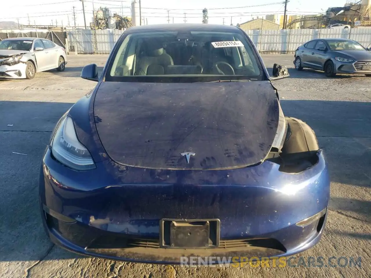 5 Photograph of a damaged car 5YJYGDEE8MF148849 TESLA MODEL Y 2021