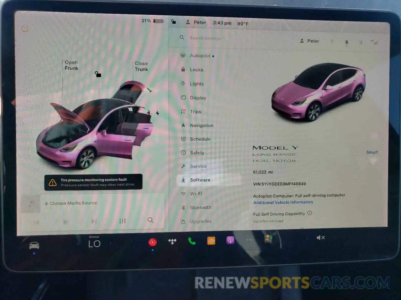 9 Photograph of a damaged car 5YJYGDEE8MF148849 TESLA MODEL Y 2021