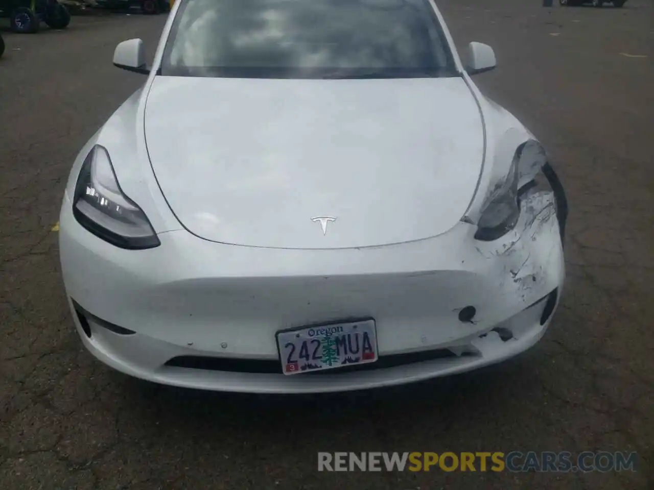 7 Photograph of a damaged car 5YJYGDEE8MF160239 TESLA MODEL Y 2021