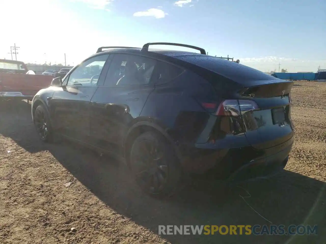 3 Photograph of a damaged car 5YJYGDEE8MF188283 TESLA MODEL Y 2021